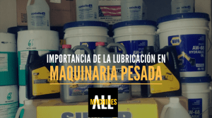 lubricacion en maquinaria pesada
